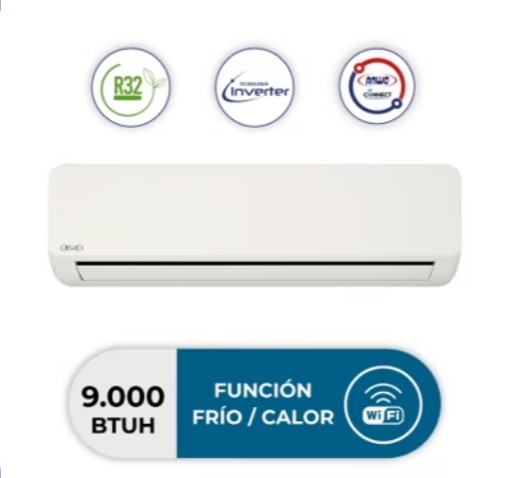 Split Muro ANWO Ecoflow 9.000 BTU Inverter R32 WiFi