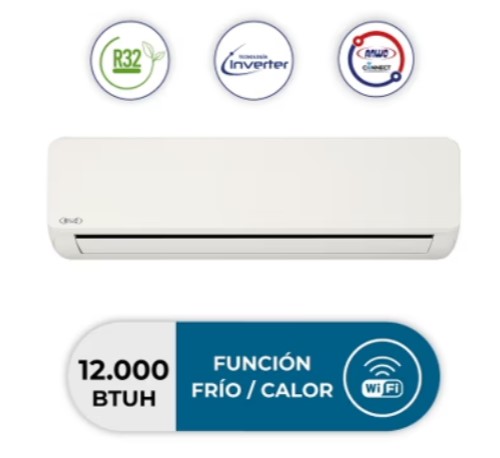 Split Muro ANWO Ecoflow 12.000 BTU Inverter R32 WiFi