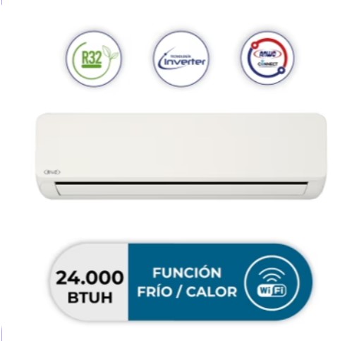 Split Muro ANWO Ecoflow 24.000 BTU Inverter R32 WiFi