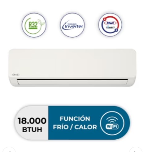 Split Muro ANWO Ecoflow 18.000 BTU Inverter R32 WiFi